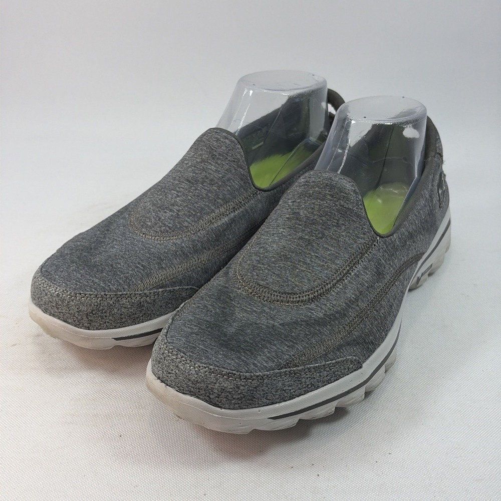 Skechers Performance Go Walk 2 Hypo Slip On Walking Shoes Women's 10 Gray Flats